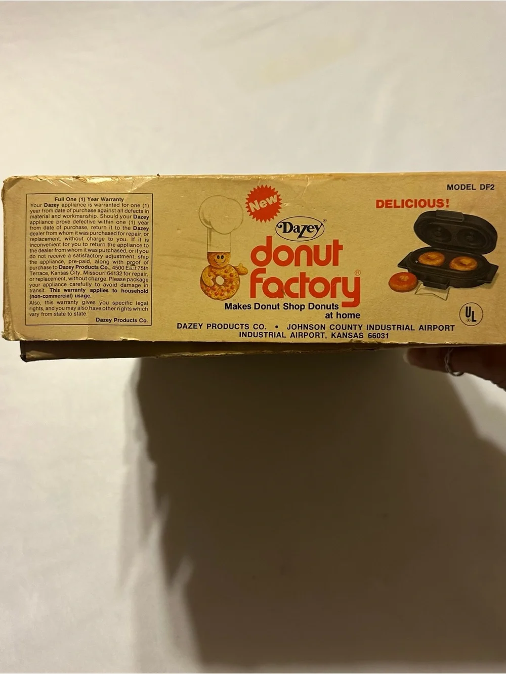 Vintage Donut Factory Donut Maker - Black